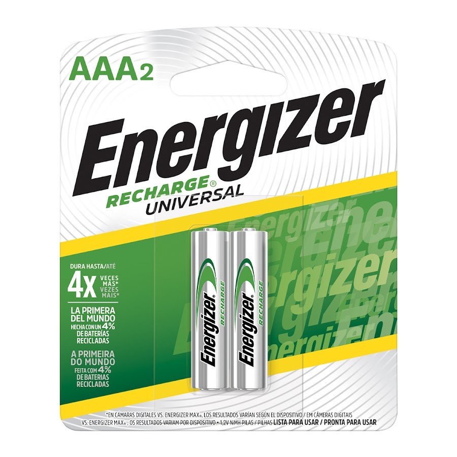 Pila ENERGIZER Recharge 4X AAA2 x2und