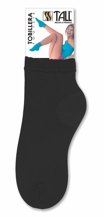 Tobillera Tall 3d Color Negro Talla Unica