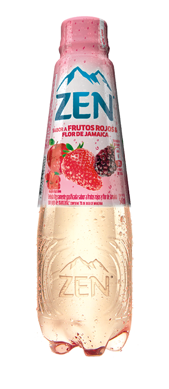 Agua saborizada zen frutosrojos 540 ml