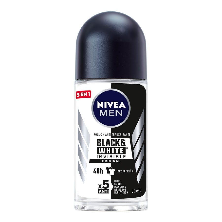 Desodorante NIVEA Men Invisible Black & White 48H x50Ml
