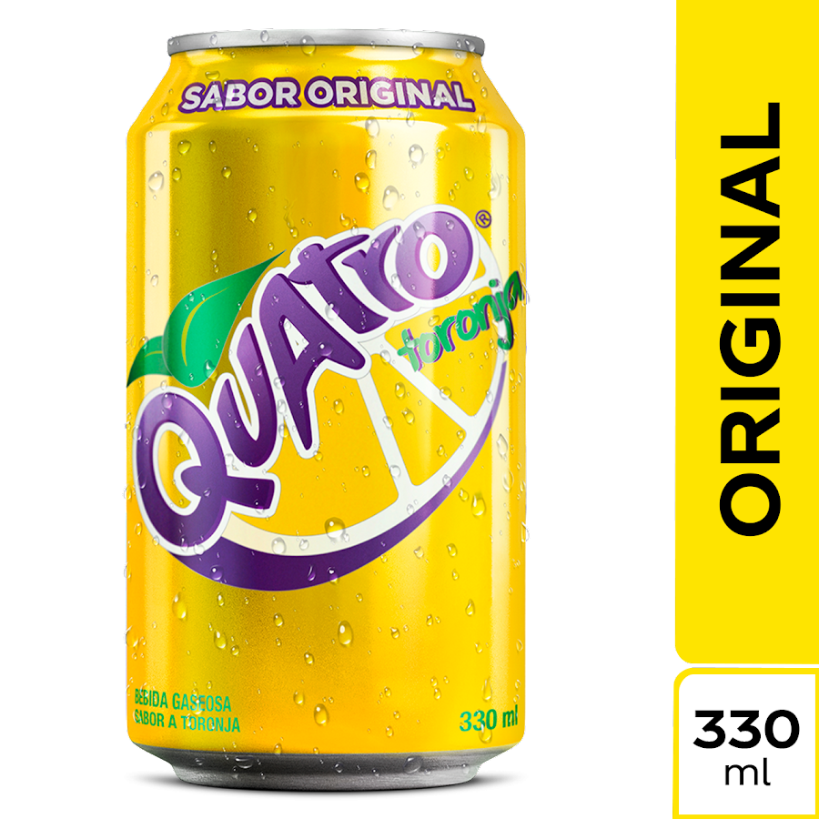 Gaseosa Quatro Toronja Original Lata x 330Ml