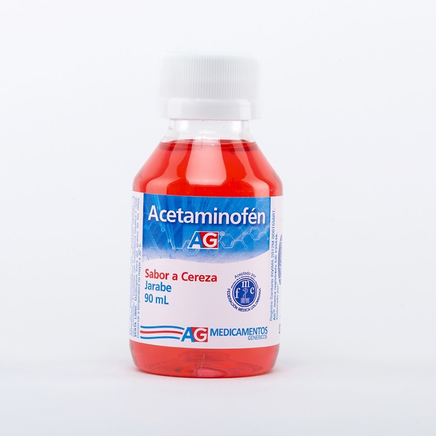 Acetaminofen Jarabe AG Sabor a Cereza x 90Ml