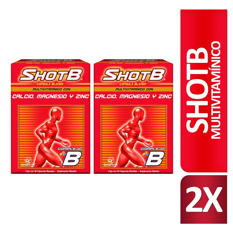 OFERTA SHOT B TABLETA CAJA X60TAB. GENOMMA PRECIO ESPECIAL