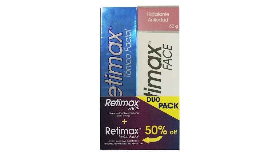 $Tonico Facial  Duo Pack Retimax Face + Retimax 50% OFF