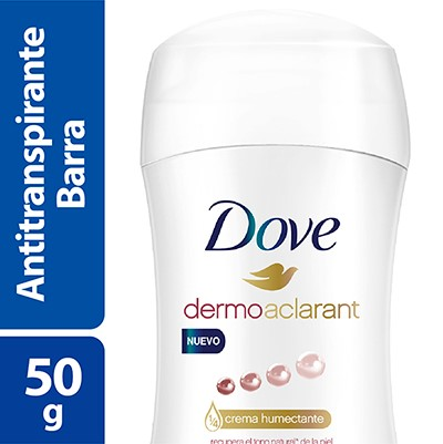 Desodorante DOVE Dermo Aclarant Hipo alergénico 48H 0% Alcohol x50g