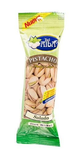 Pasabocas Del Alba Pistacho Premium Nuts Salado Paquete X30G.