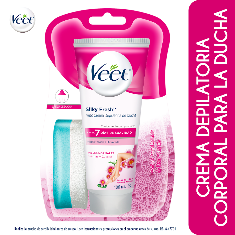 Crema Depilatoria VEET Corporal Piel Normal Mientras te Duchas x100Ml.