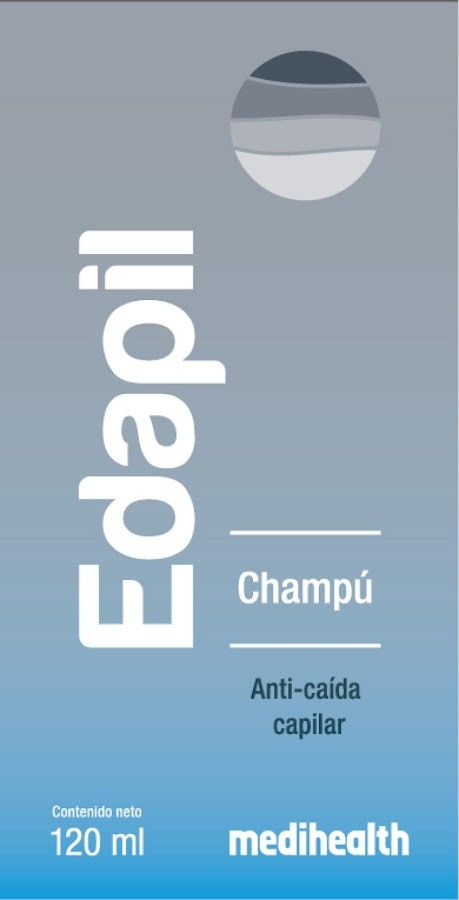 Shampoo EDAPIL Medihealth Anti caída capilar x120ml.