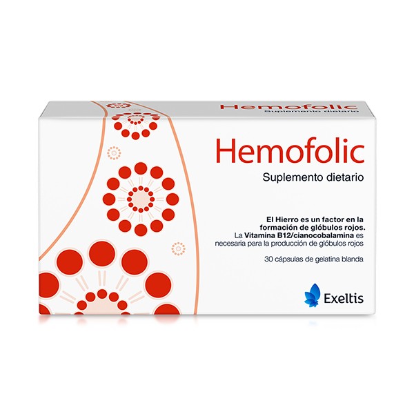Hemofolic Exeltis Sumplemto Dietario Vitamina B12 Caja x 30 Capsulas