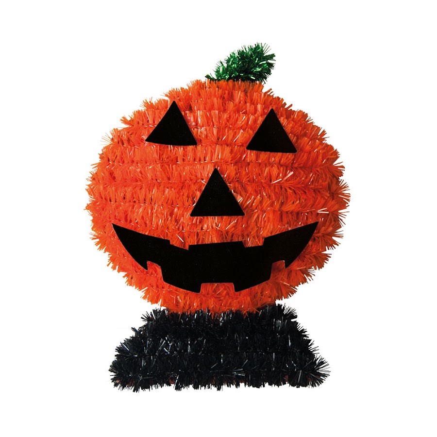 $Decoración Metálica Calabaza con Base 15x11Cm x1 Und
