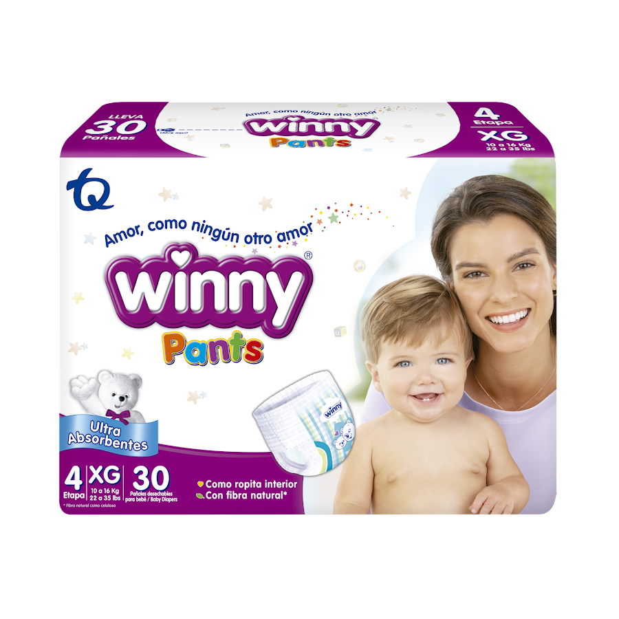 Pañales Winny Pants XG Etapa 4 x 30Und