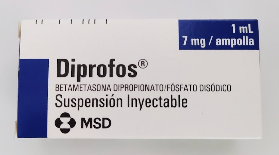 Diprofos 7Mg Sol. Iny. Frasco x1Amp. Schering Betametasona Fosfato
