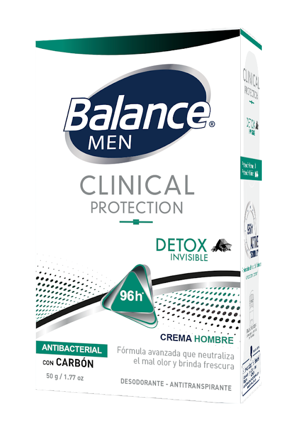 Desodorante Balance Clinical Crema Detox Men x50gr