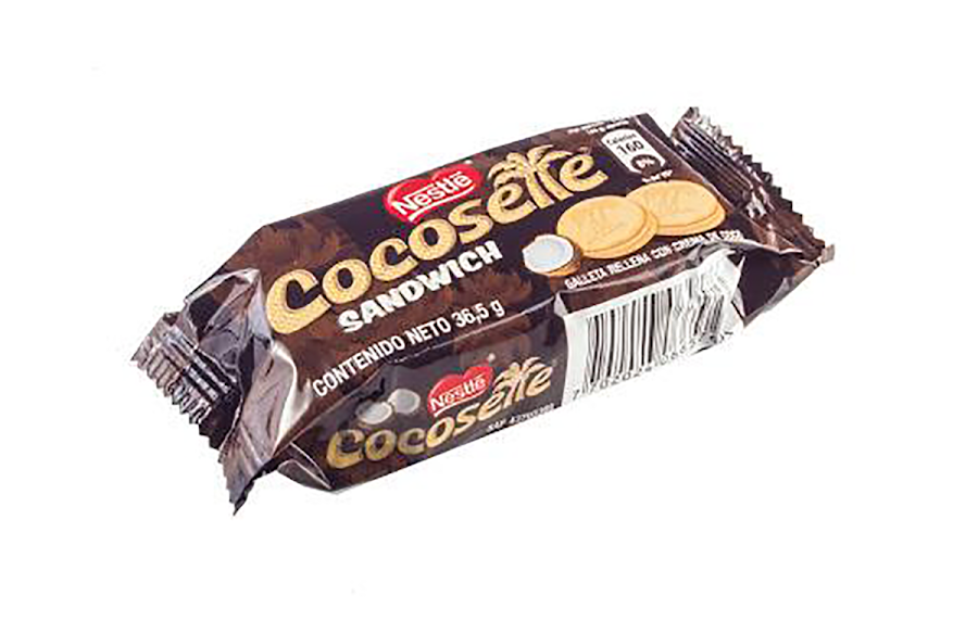 GALLETAS COCOSETTE SÁNDWICH PAQUETE X3UND. X36.5G.