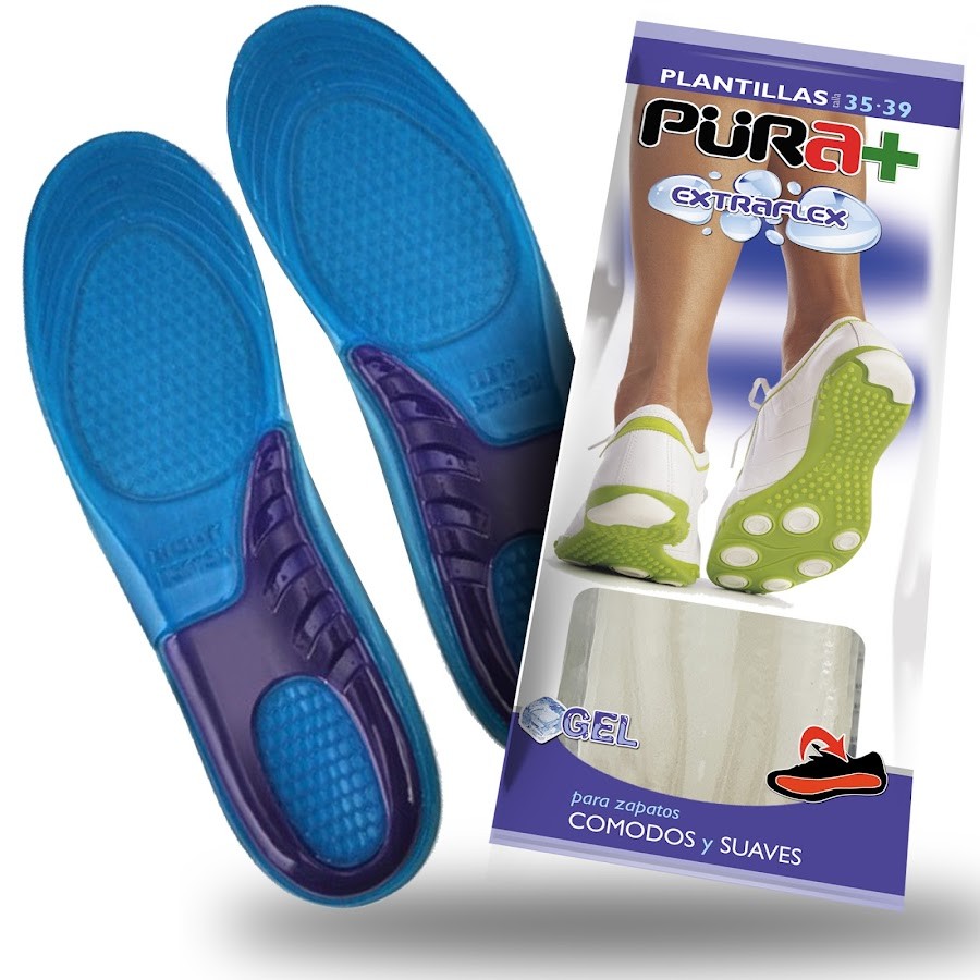 Plantillas Püra+ Gel Extraflex Mujer Par X1Und.