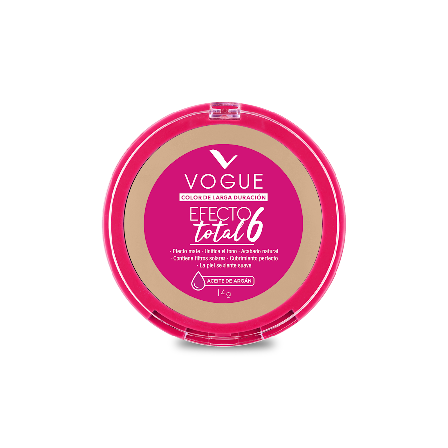 Polvo Vogue Efecto Total 6 Glamour x14gr