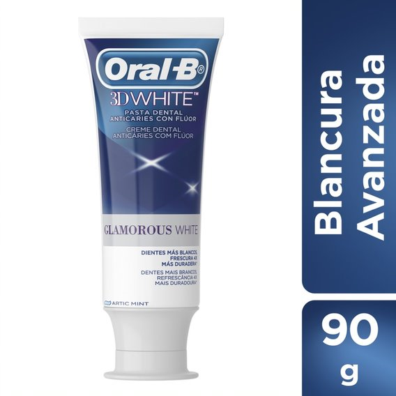 Crema Dental Oral-B 3D White Glamorous White Arctic Mint 90 g 67 ml