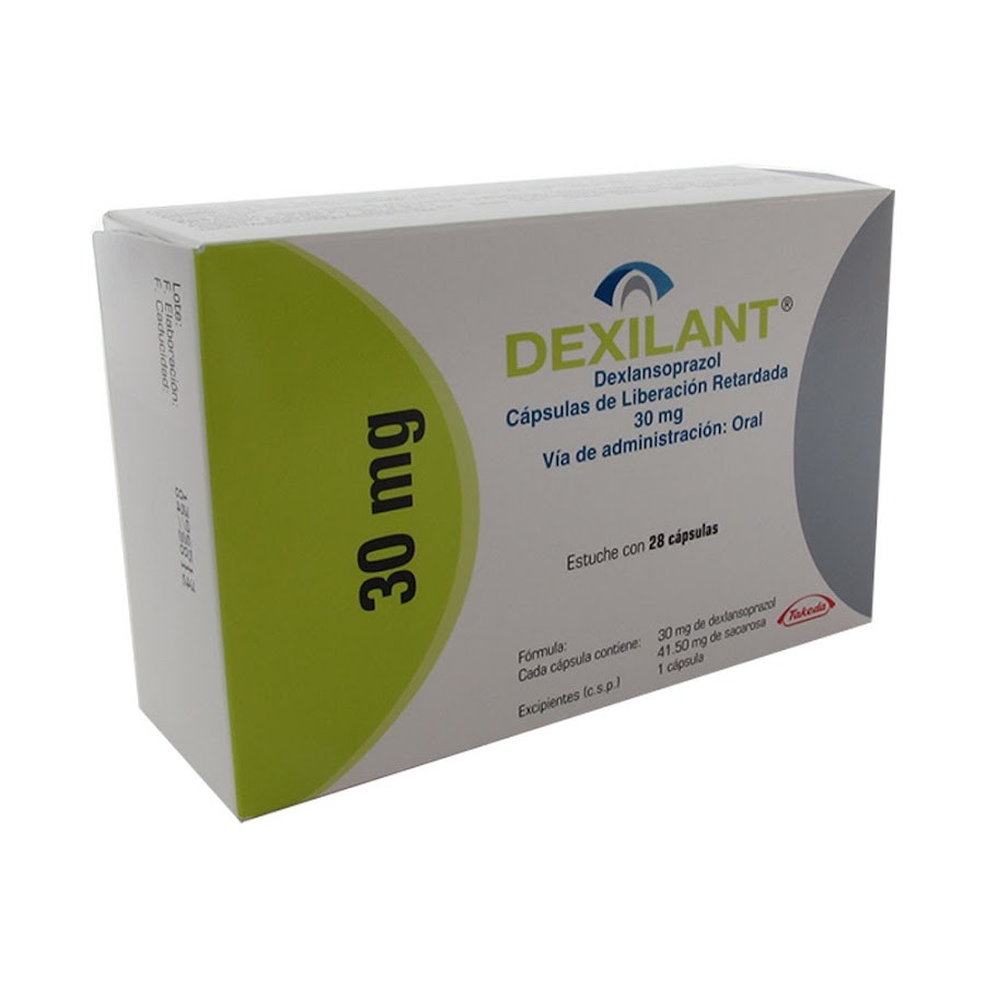 Dexilant 30Mg Cápsulas Frasco X28Cap. Takeda Dexlansoprazol