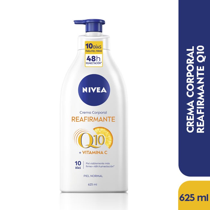 Crema Corporal Nivea Reafirmante Q10 X 625Ml