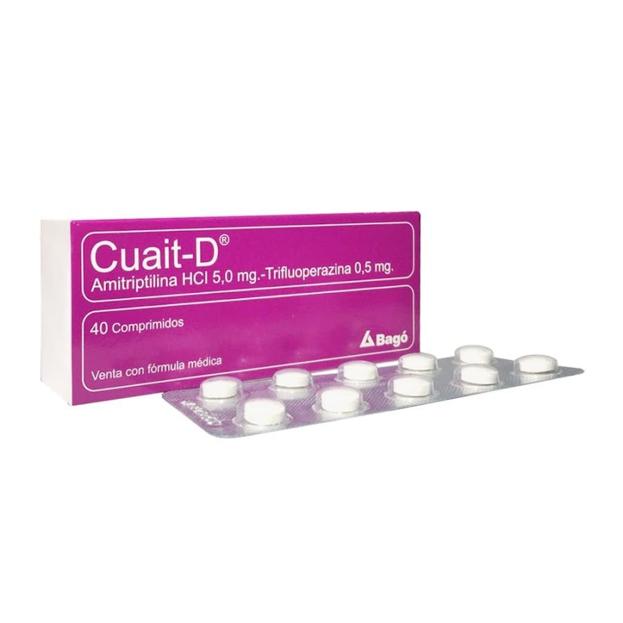 Cuait-D 5/0.5Mg Caja X40Com. Bagó Amitriptilina Trifluoperazina