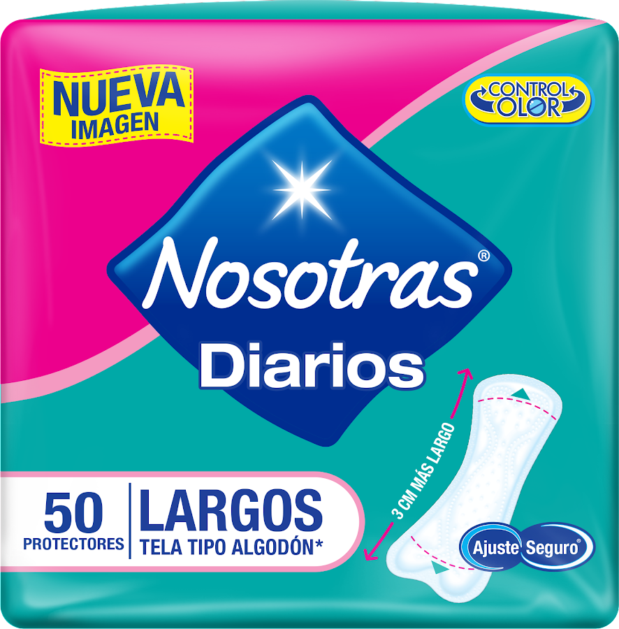 Protectores Diarios Nosotras Largos x50und