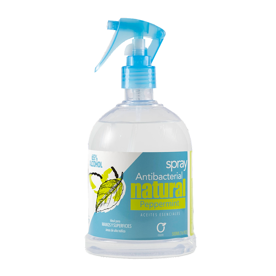Antibacterial Natural Peppermint Spray x 500ml