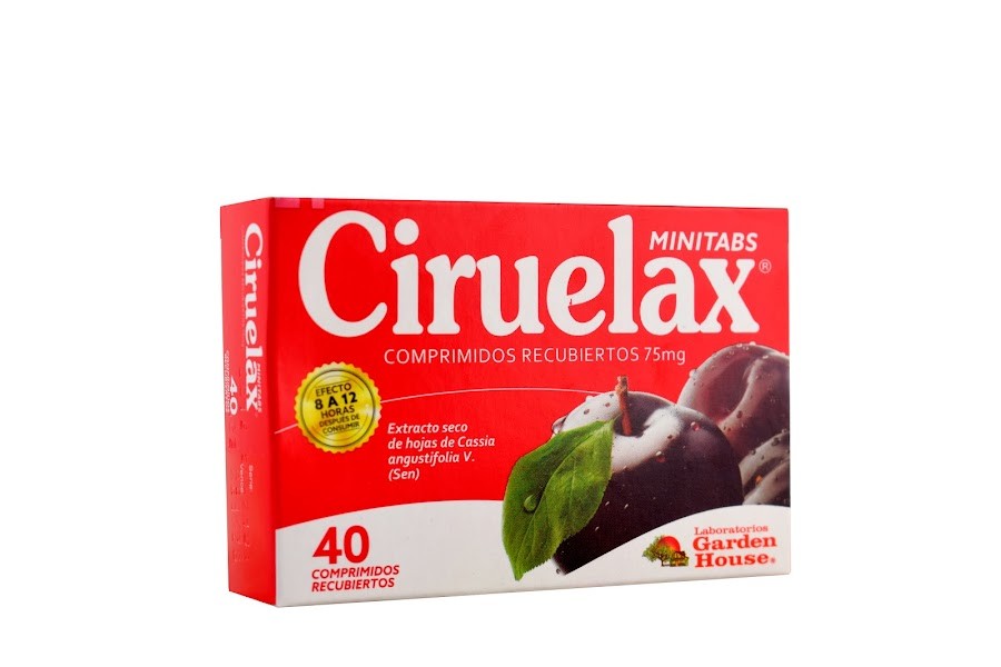 Solo Online Ciruelax Minitabs Comp 75 Mg Tab/Comp x 40 Und
