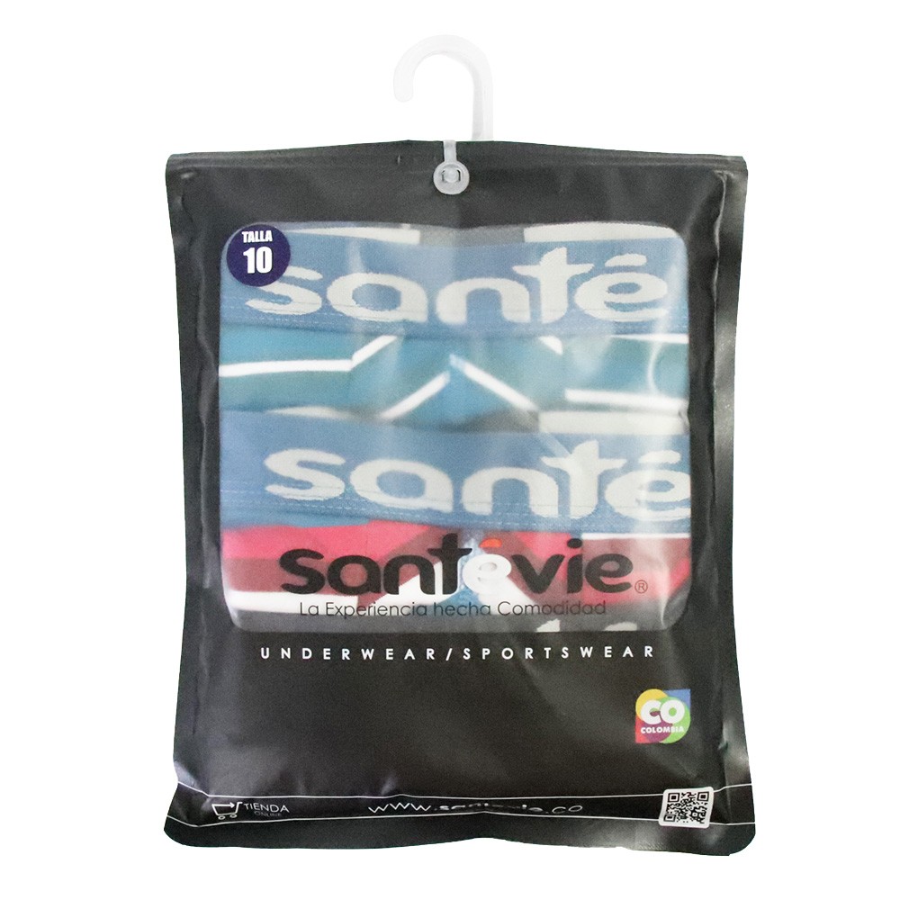 BOXER NIÑO AL SANTEVIE PACK X 3