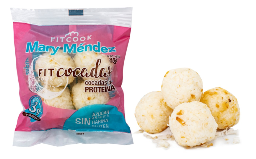 Snack Cocadas Fitcook Mary Mendez x 80Gr