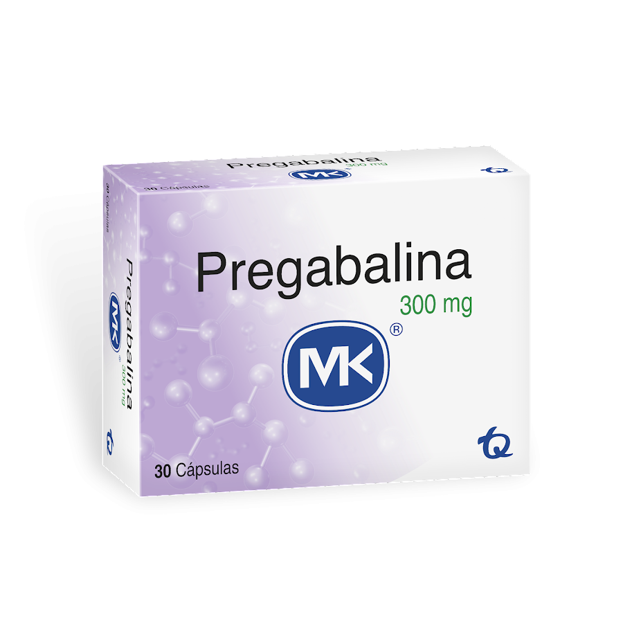 Pregabalina 300mg MK Caja x 30Cap