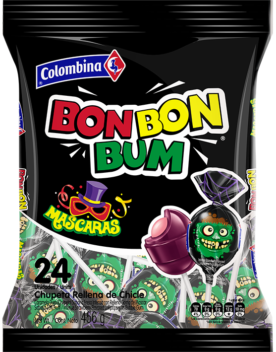 $Bom Bom Bum Mascaras Hallowen x 24Und