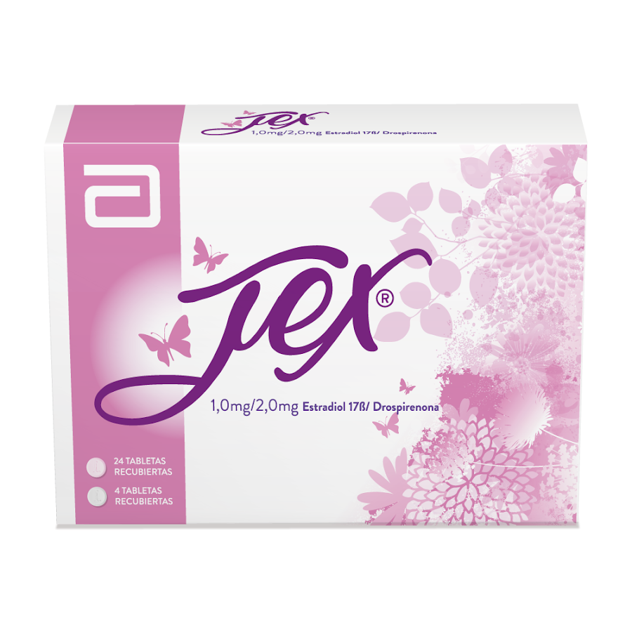 Jex Abbott 1Mg Estradiol 17b 2Mg Drospirenona Caja x 28Tab