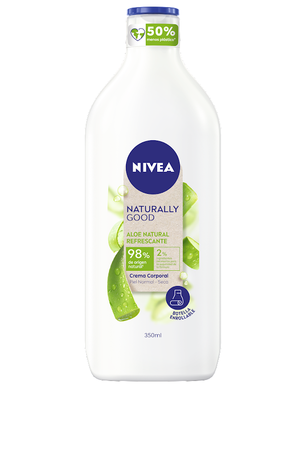 Crema Corporal Nivea Body Naturally Good Aloe Natural x350ml