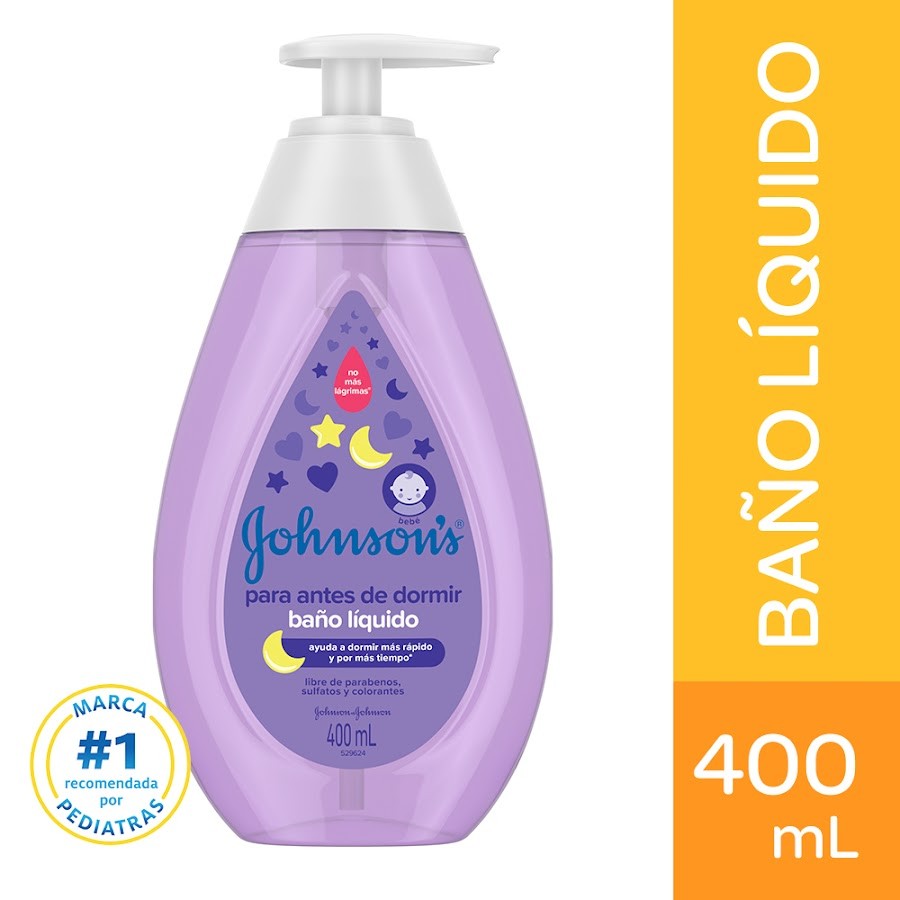 Baño Liquido Antes De Dormir Johnson Baby X 400 ML