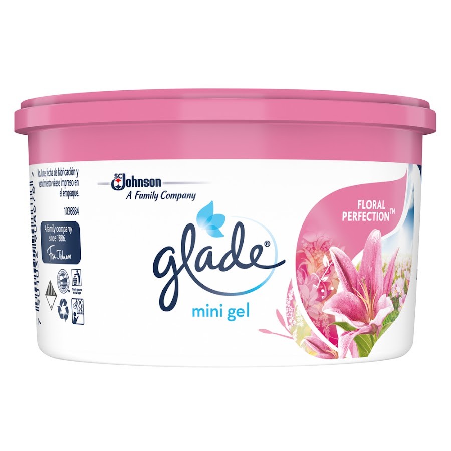 AMBIENTADOR GLADE GEL HOGAR FLORAL PERFECTION X70G