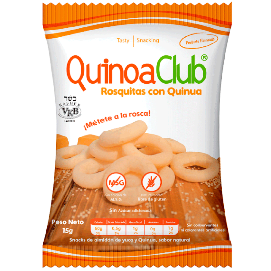 Rosquitas Quinuaclub natural x 12g