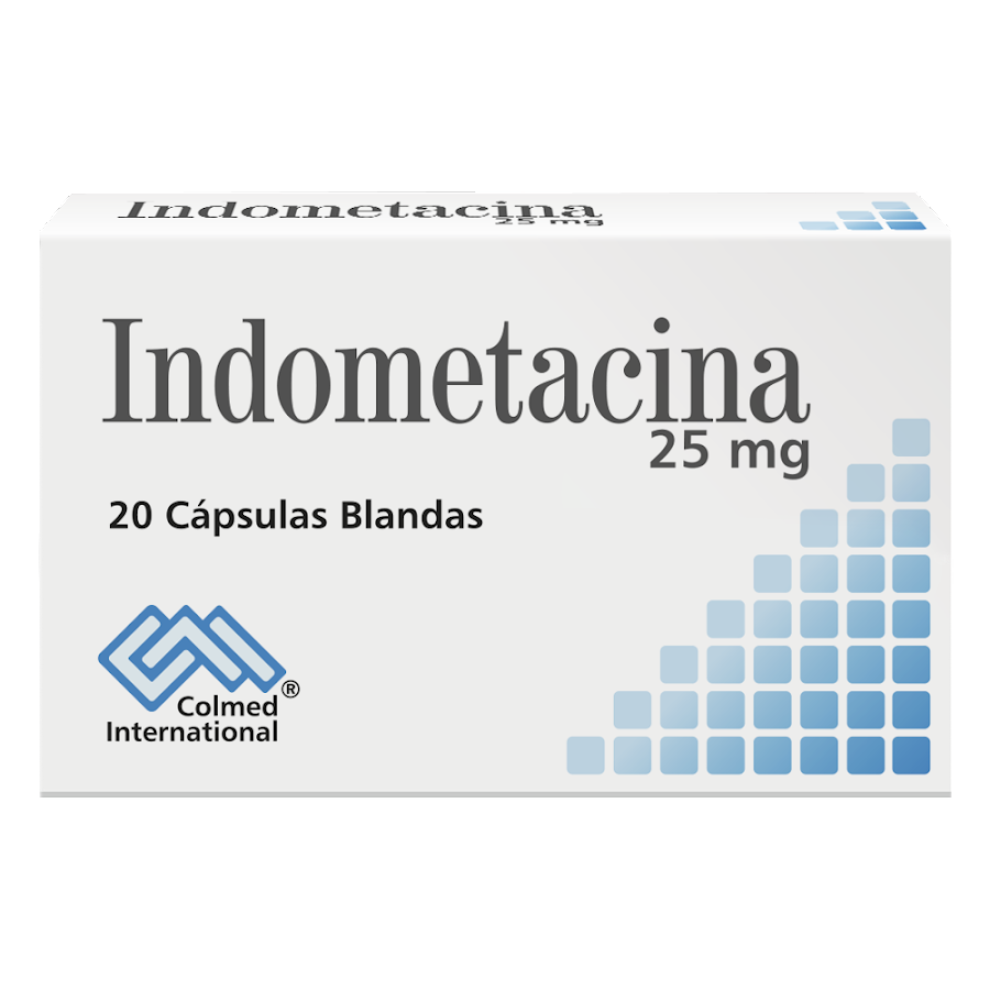 Idometacina 25 mg Colmed Caja x 20 Capsulas Blandas