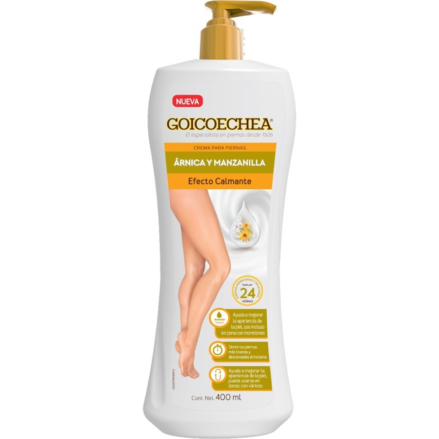 Crema Corporal Goicoechea Frescura Arnica y Manzanilla 400 ML