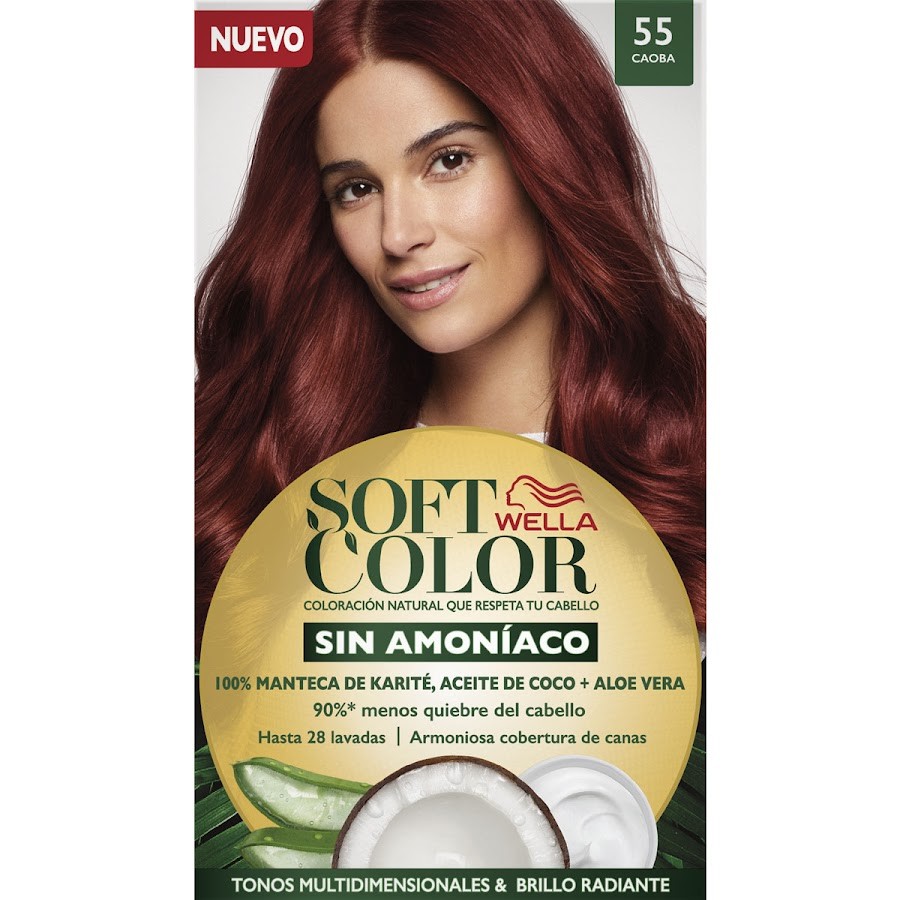 Tinte WELLA SOFT COLOR caoba 55 x1kit