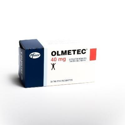 Olmetec 40Mg Tabletas Caja X30Tab. Pfizer Olmesartán