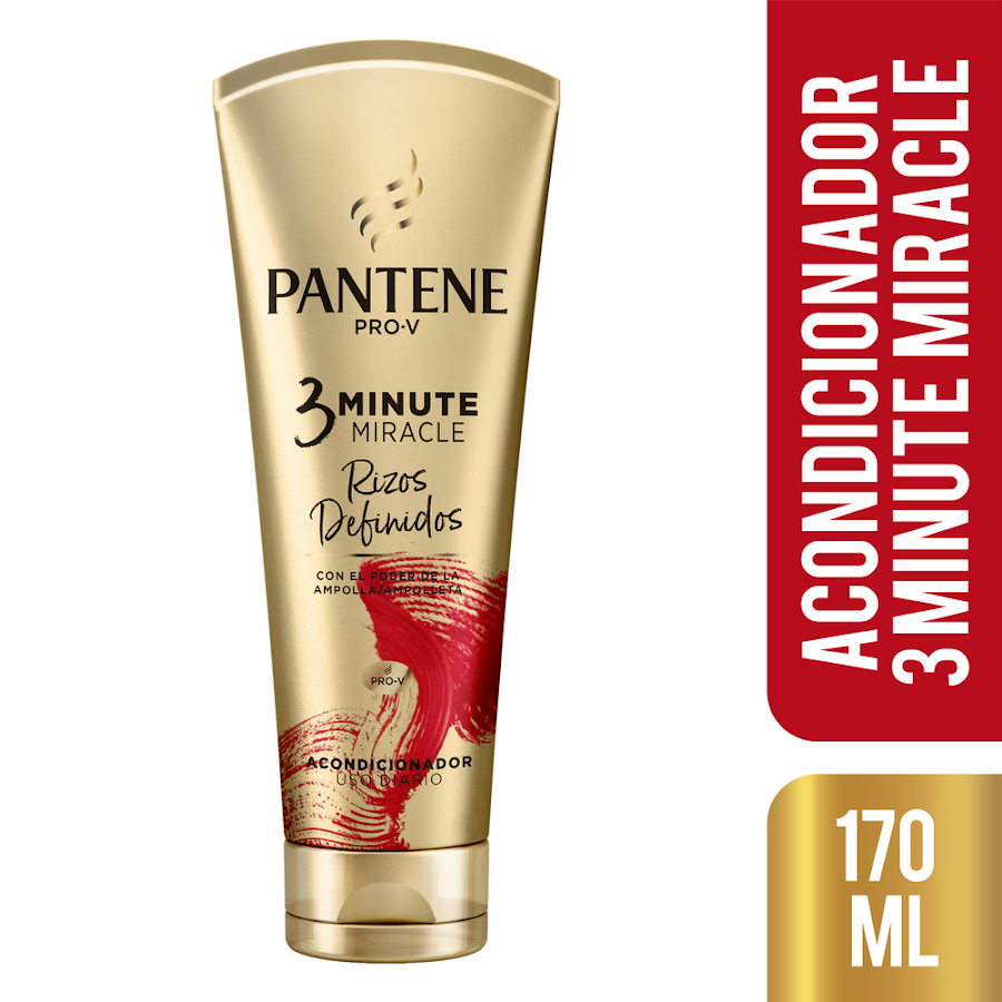 ACONDICIONADOR PANTENE PRO-V 3 MINUTE MIRACLE RISOS DEFINIDOS X170ML