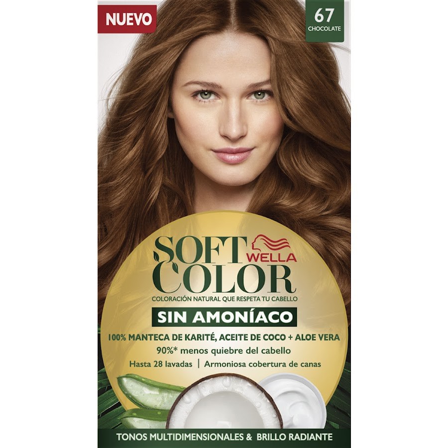 Tinte Wella Soft Color Chocolate N°67 Sin Amoniaco X 1Und