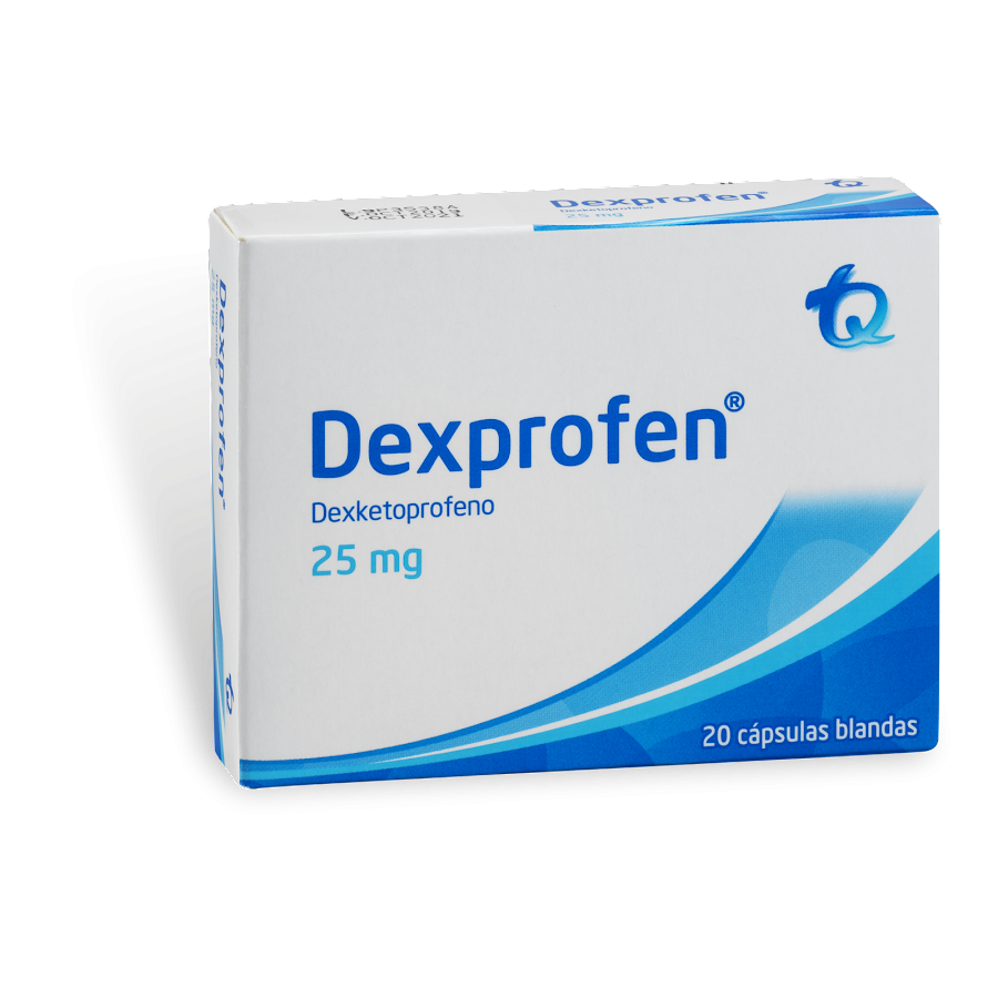 Dexprofen Tecnoquimicas dexketoprofeno caja x 20 capsulas