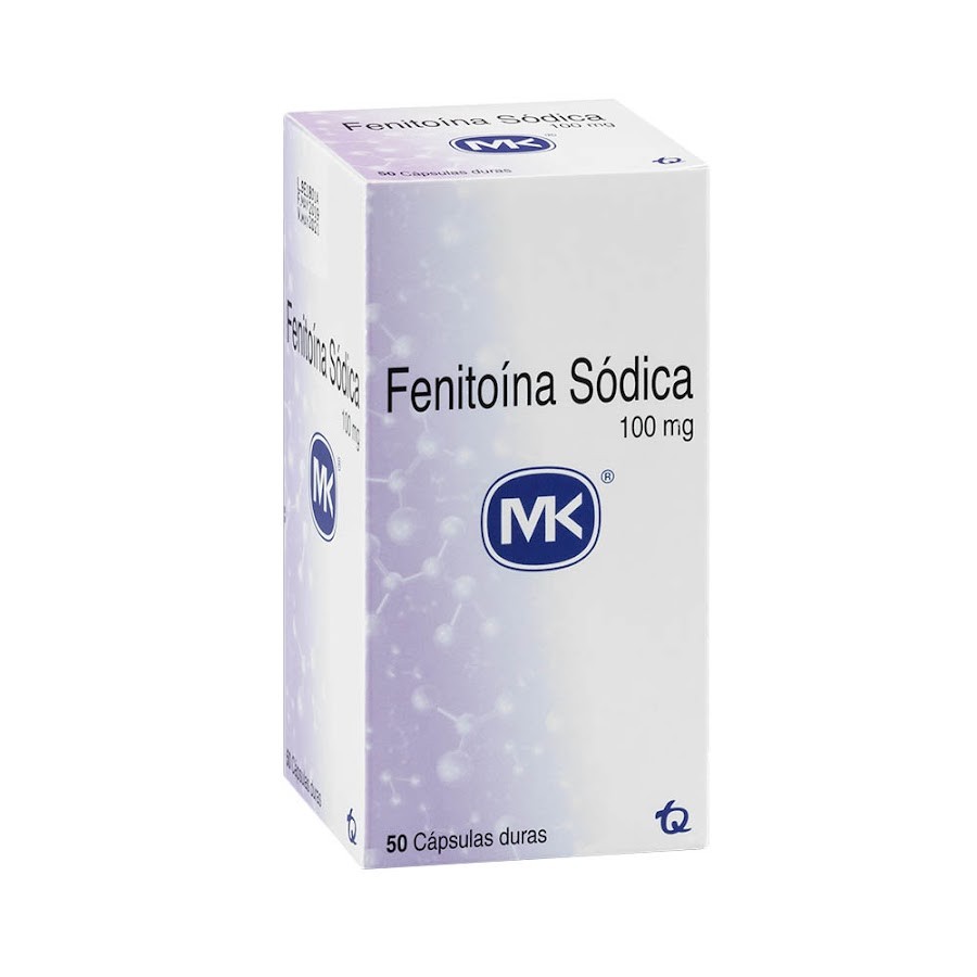 Fenitoina MK 100 MG Frasco x50Capsulas