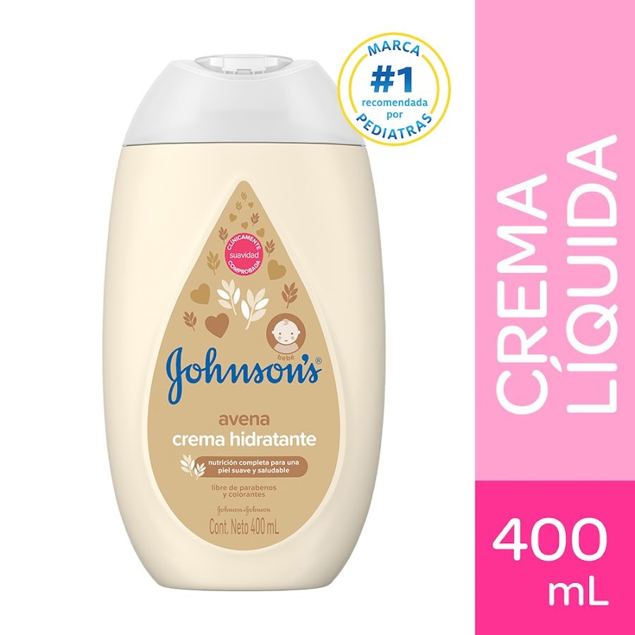 Crema Johnson Baby Liquida De Avena X 400ml