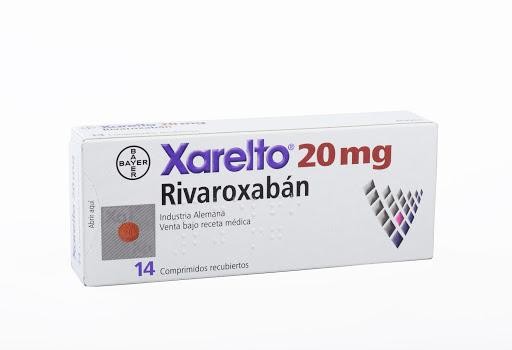 Xarelto 20mg. Comprimido Caja x14Com. BAYER Rivaroxabán