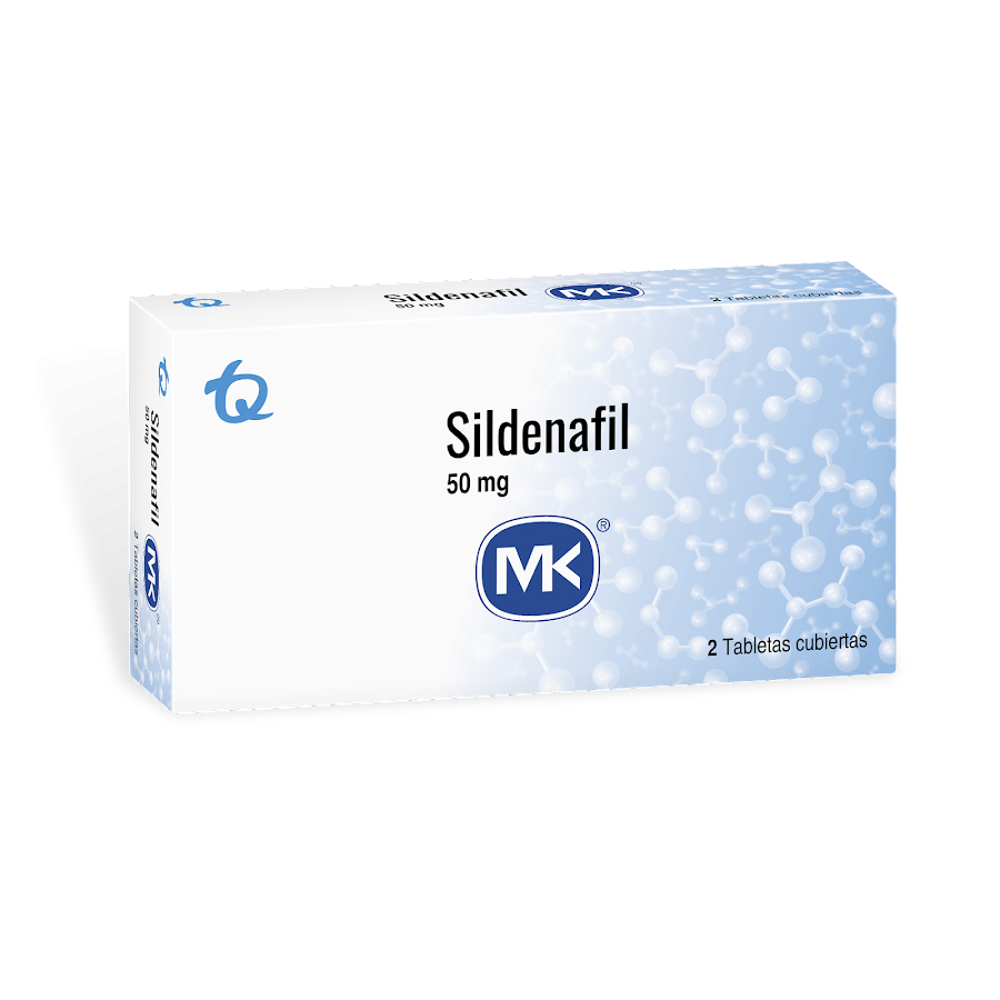 Sildenafil MK 50mg Tableta Caja x2Tab.