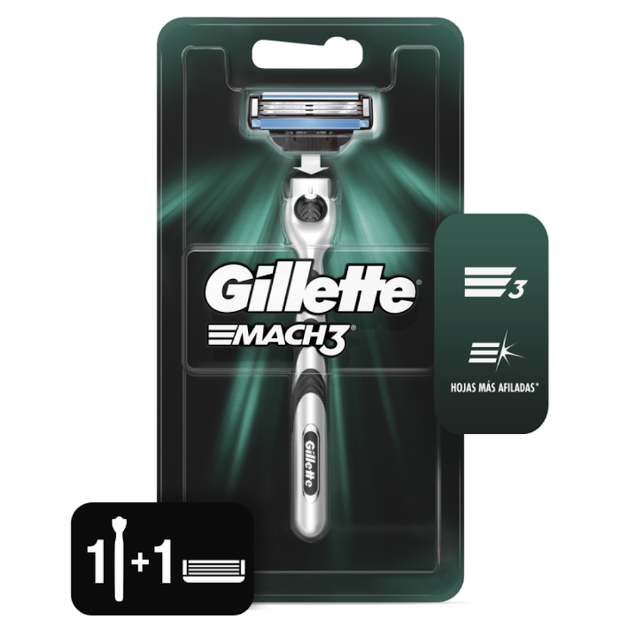 MAQUINA  DE AFEITAR GILLETTE MACH 3 HERCULES X1UND