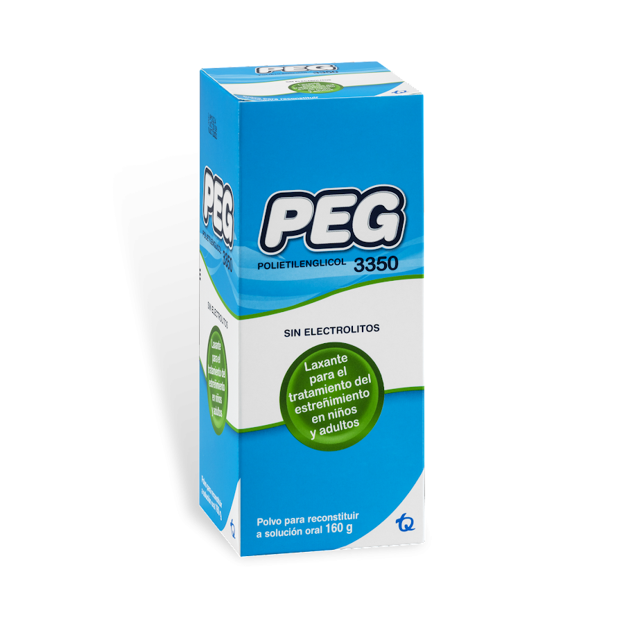 PEG Polvo Laxante Frasco x160g TQ Polietilenglicol 3350