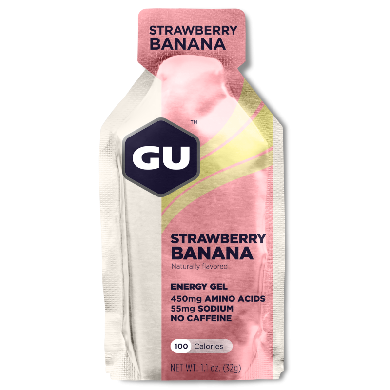 GEL DE ENERIGIA GU SOBRE X 32G. STAWBERRY BANANA ZONA CARDIO